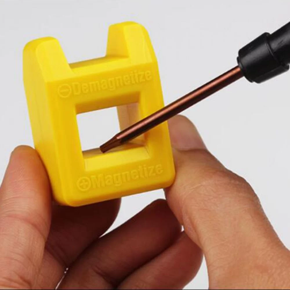Picture of 4 PCS Screwdriver Plus Magnetizer Demagnetizer Degaussing Punch Random Color Delivery